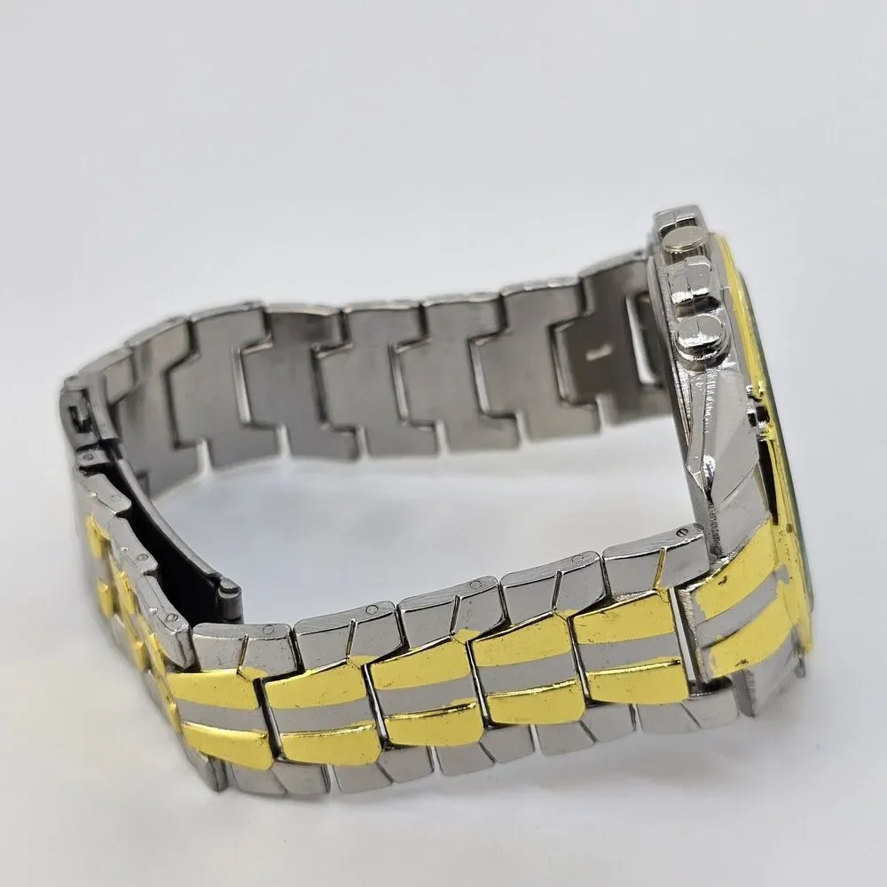 Orlando Men's Watch 47MM Black Dial Two Tone Bracelet‎ 7.5